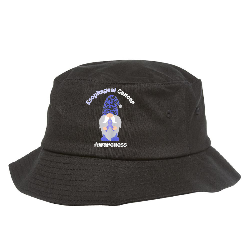 Gnome Esophageal Cancer Awareness Purple Periwinkle Ribbon Tank Top Bucket Hat by DonnaLee | Artistshot