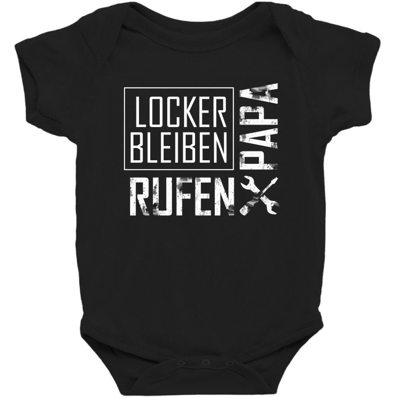 Locker Bleiben Baby Bodysuit by zackky | Artistshot