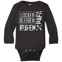 Locker Bleiben Long Sleeve Baby Bodysuit | Artistshot