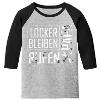 Locker Bleiben Youth 3/4 Sleeve | Artistshot