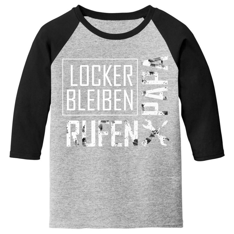 Locker Bleiben Youth 3/4 Sleeve by zackky | Artistshot