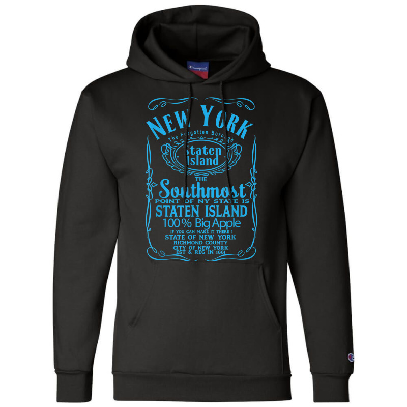 New York City Staten Island Usa United States T Shirt Champion Hoodie by cm-arts | Artistshot