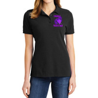 Football Tackle Pancreatic Cancer Awareness Month Ladies Polo Shirt | Artistshot