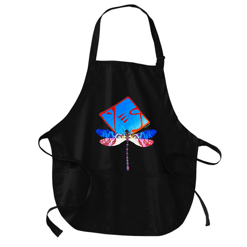 Yes Masterworks Dragonfly, Yes Masterworks Dragonfly Vintage, Yes Mast Medium-length Apron | Artistshot