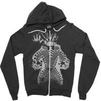 Mushroom Shaman Man 11000 Year Old Tassili Cave Art Zipper Hoodie | Artistshot