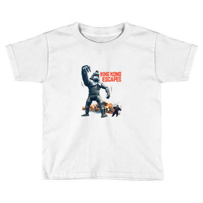 King Kong Escapes Toddler T-shirt Designed By Yashshetye