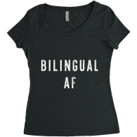 Bilingual Af Shirt, Funny Tee Gift For Mexican Men And Women Women's Triblend Scoop T-shirt | Artistshot