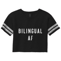 Bilingual Af Shirt, Funny Tee Gift For Mexican Men And Women Scorecard Crop Tee | Artistshot