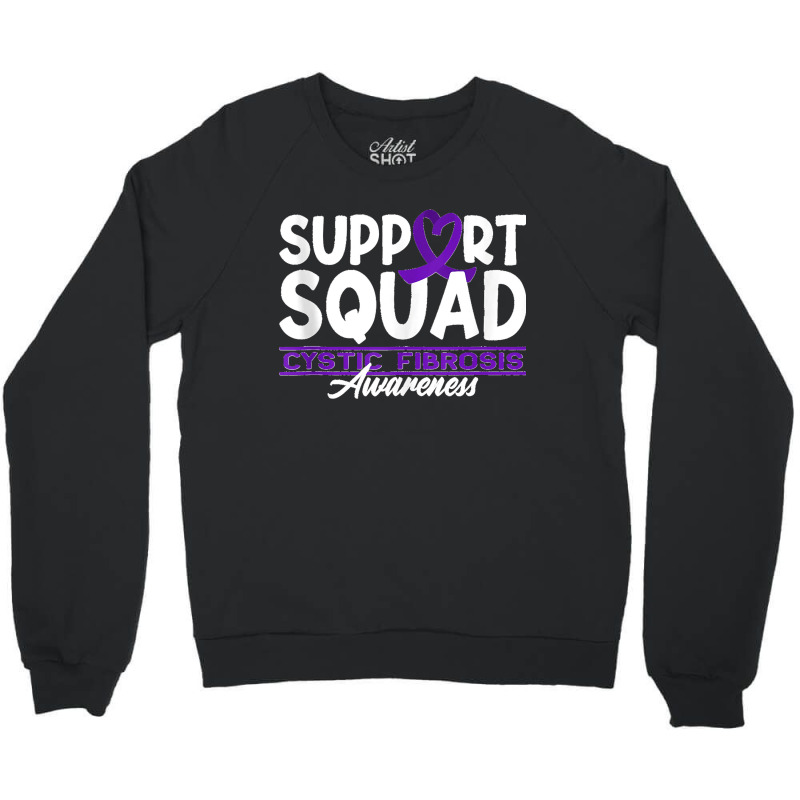 Awareness Support Squad I Lung Infections & Cystic Fibrosis Tank Top Crewneck Sweatshirt | Artistshot