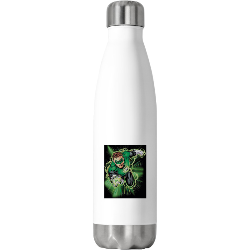 Jla, Green Lantern Energy Stainless Steel Water Bottle | Artistshot