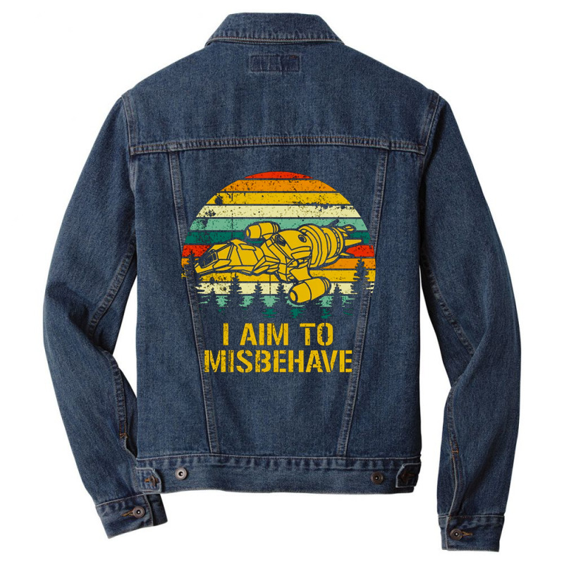 Firefly Serenity, I Aim To Misbehave, Firefly, Serenity, The Firefly S Men Denim Jacket | Artistshot