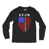 Lets Go Brandon Tee Conservative Anti Liberal Us Flag Long Sleeve Shirts | Artistshot