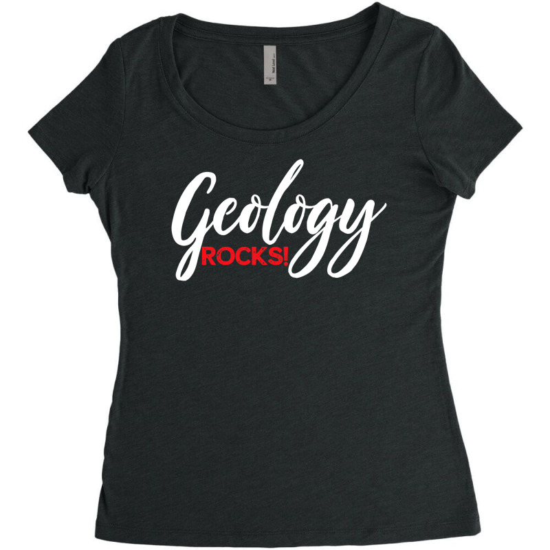 Geology Rocks Geologist Mineral Collector Gift Women's Triblend Scoop T-shirt by Jennifer90 | Artistshot