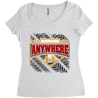 Off Road Shirt Destination Anywhere 4x4 Tee Women's Triblend Scoop T-shirt | Artistshot