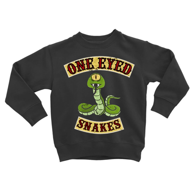 One Eye Snakes, One Eye Snakes Vintage, One Eye Snakes Art, One Eye Sn Toddler Sweatshirt | Artistshot