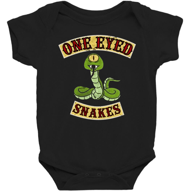 One Eye Snakes, One Eye Snakes Vintage, One Eye Snakes Art, One Eye Sn Baby Bodysuit | Artistshot