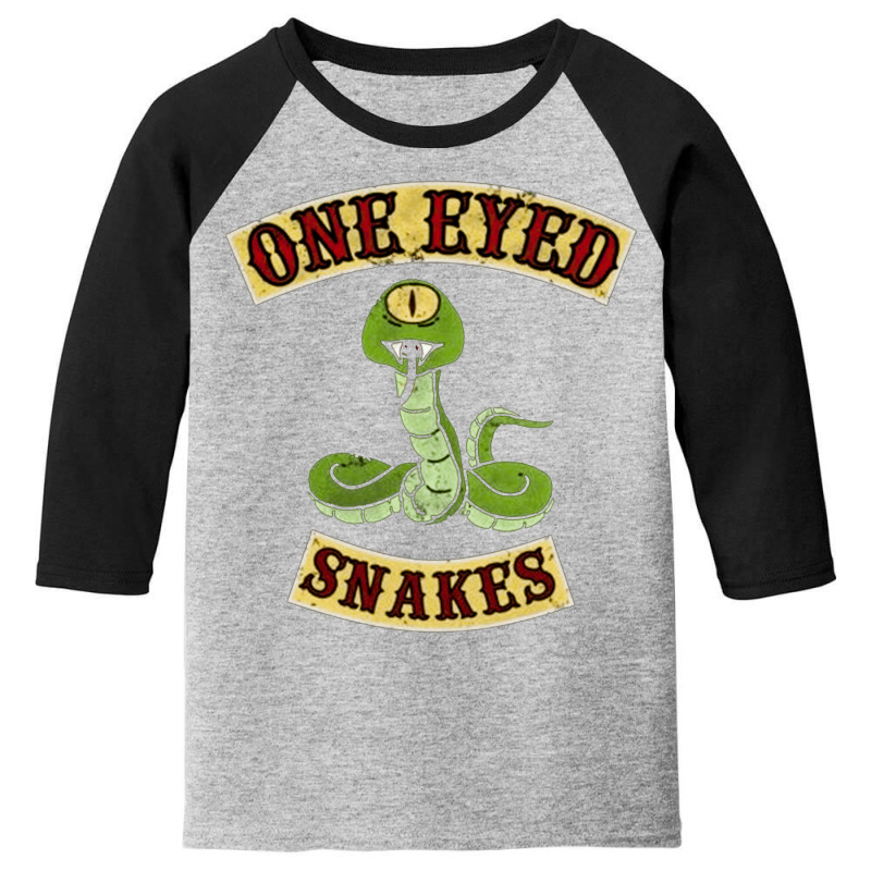 One Eye Snakes, One Eye Snakes Vintage, One Eye Snakes Art, One Eye Sn Youth 3/4 Sleeve | Artistshot