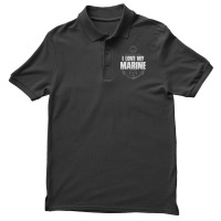 I Love My Marine Men's Polo Shirt | Artistshot