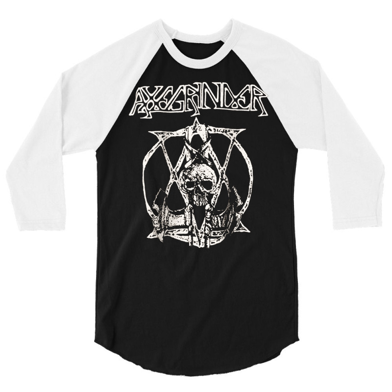 Axegrinder, The Axegrinder, Axegrinder Art, Axegrinder Vintage, Axegri 3/4 Sleeve Shirt | Artistshot