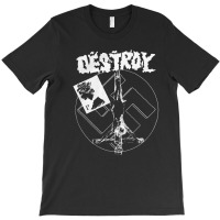 Destroy Black Mono Version, The Destroy Black Mono Version, Destroy, B T-shirt | Artistshot