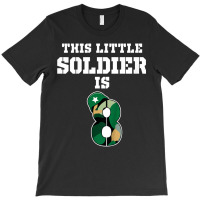 Kids 8th Birthday Boys Soldier Kids T Shirt Military 8 Year Old T-shirt | Artistshot