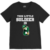 Kids 8th Birthday Boys Soldier Kids T Shirt Military 8 Year Old V-neck Tee | Artistshot