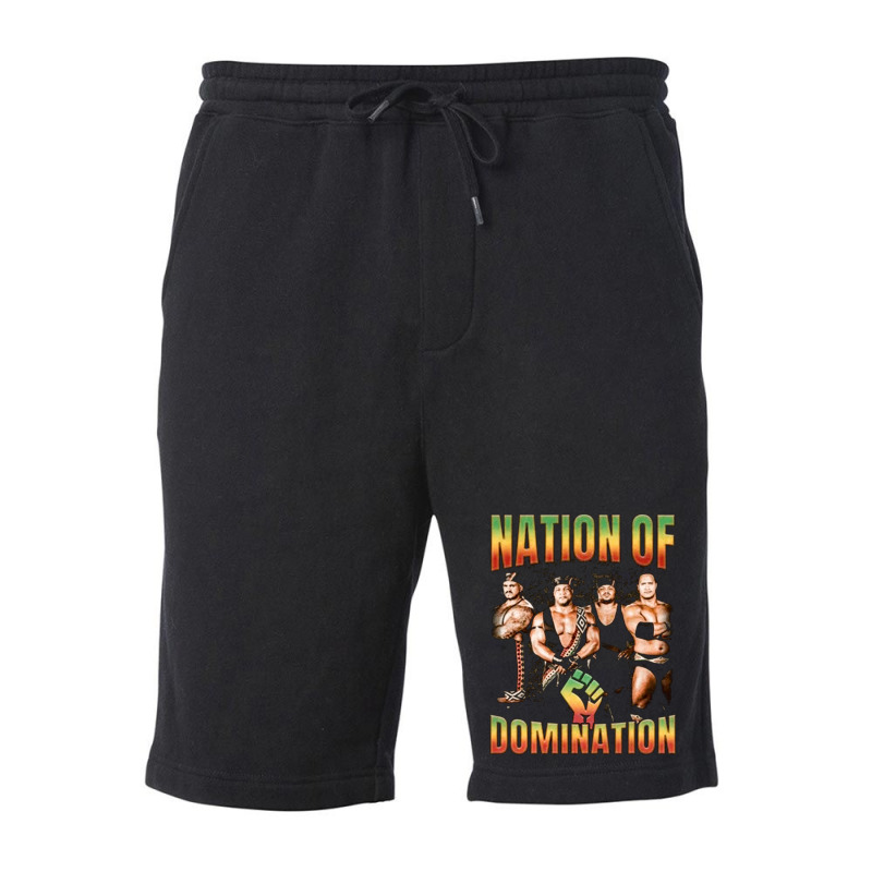 Nation Of Domination, Nation Of Domination Vintage, Nation Of Dominati Fleece Short by SHOPHUENR | Artistshot