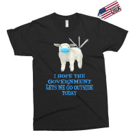 Sheep Sheeple Anti Vaccine Vax Mask Mandate Wants Go Outside Exclusive T-shirt | Artistshot