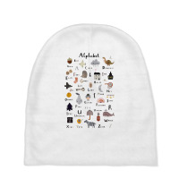 Funny Objects Alphabet Abcs Learning Kindergarten Adult Kids T Shirt Baby Beanies | Artistshot