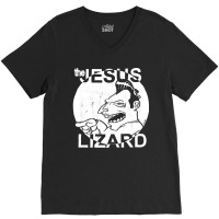 Jesus Lizard, Jesus Lizard Vintage, Jesus Lizard Art, Jesus Lizard Pai V-neck Tee | Artistshot