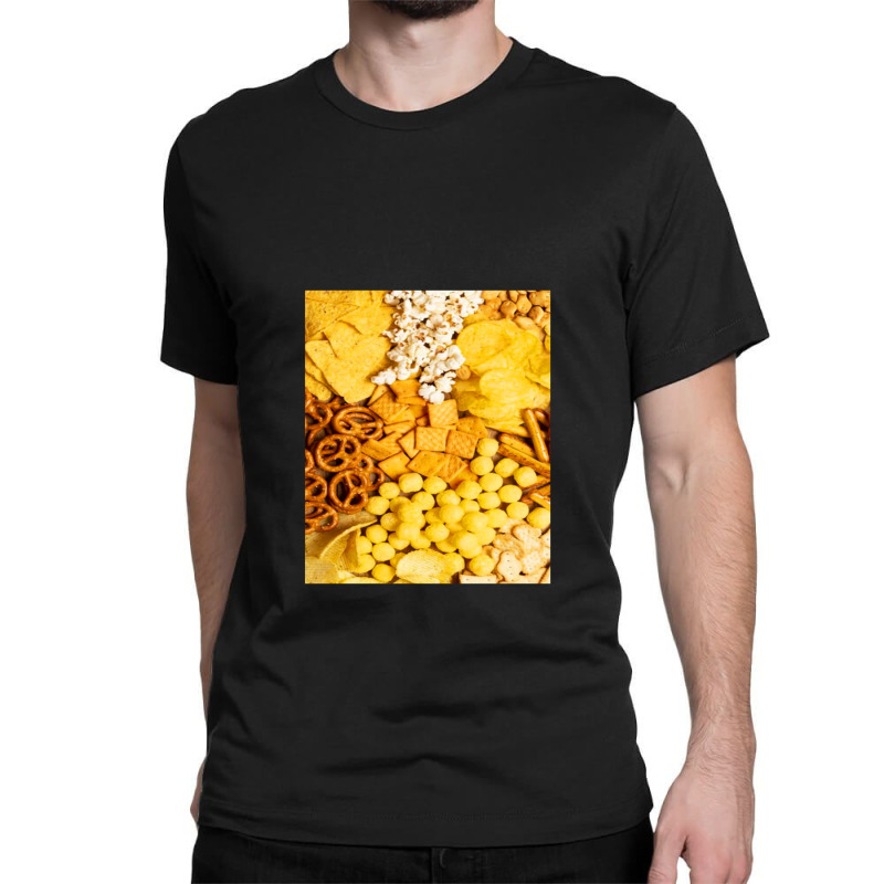 Salty Food Pattern, Salty Food Classic T-shirt | Artistshot