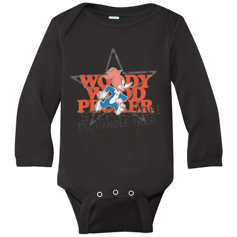 Kids Woody Woodpecker Step Aside! I'll Handle This T Shirt Long Sleeve Baby Bodysuit by cm-arts | Artistshot