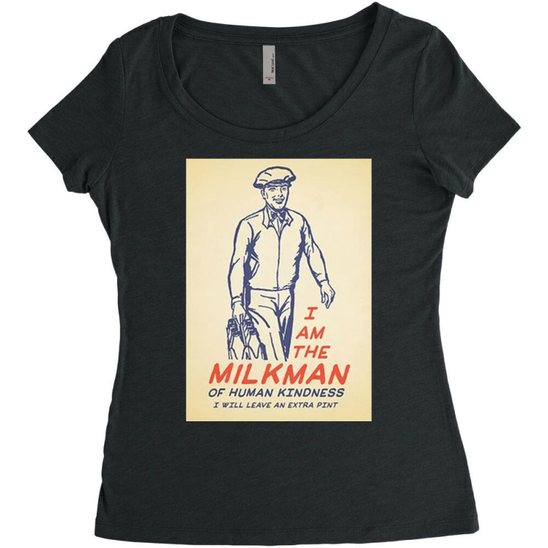 Milkman Of Human Kindness, The Milkman Of Human Kindness, Billy Bragg, Women's Triblend Scoop T-shirt by SHOPERTHIT | Artistshot