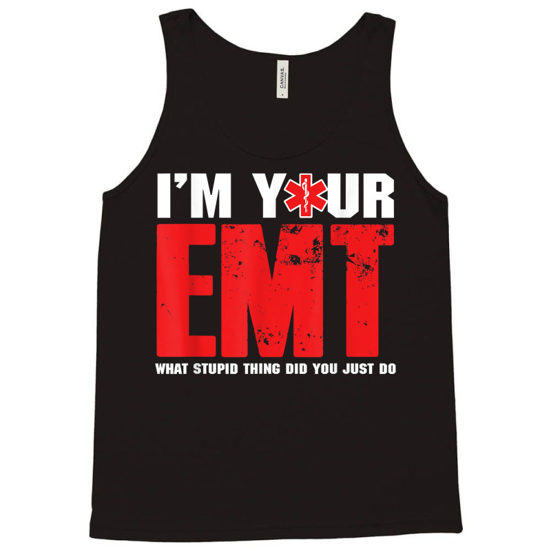 Emt Emergency Medical Technician Ems Paramedic Medical Gift Tank Top | Artistshot