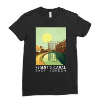 Regents Canal, Regents Canal Vintage, Regents Canal Art, Regents Canal Ladies Fitted T-shirt | Artistshot