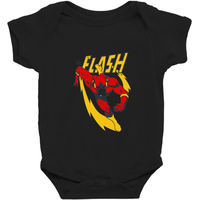 Jla, Lightning Trail Baby Bodysuit by comedysportzpodcast | Artistshot