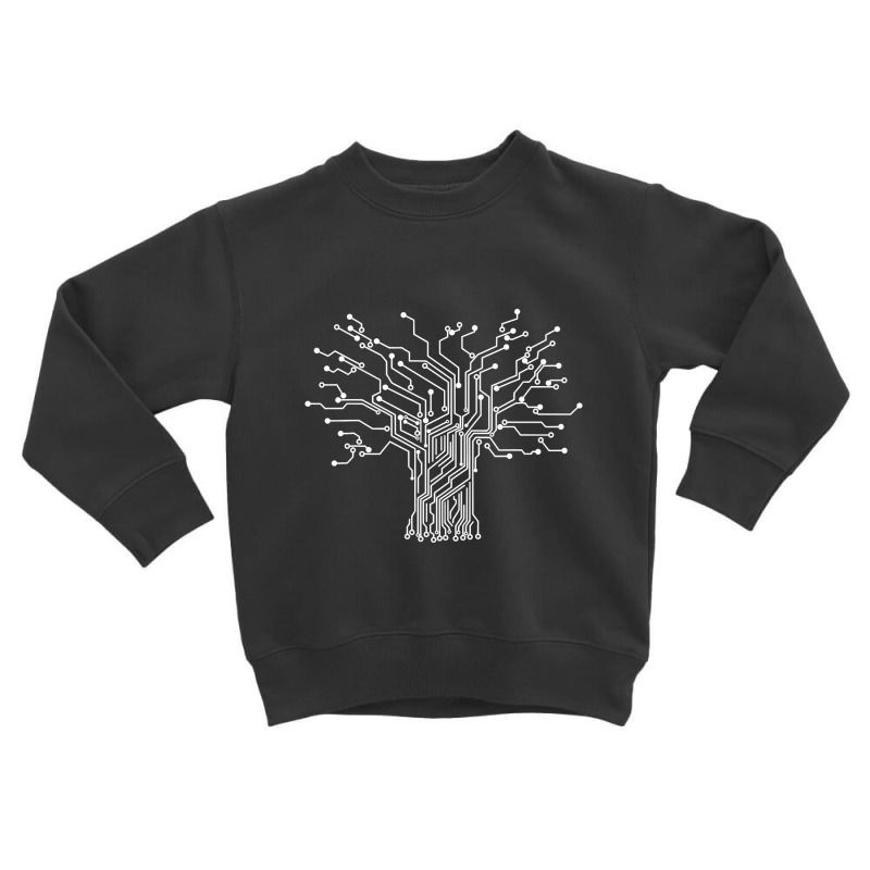 Electronics Technician Binary Tree  Electrical Engineer Toddler Sweatshirt by EricWade | Artistshot