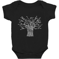 Electronics Technician Binary Tree  Electrical Engineer Baby Bodysuit | Artistshot