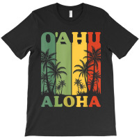 Oahu Aloha Hawaiian Lover Island Palm Beach Holiday T-shirt | Artistshot