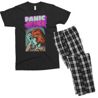 Panic Attack, Panic Attack Vintage, Panic Attack Art, Panic Attack Pai Men's T-shirt Pajama Set | Artistshot