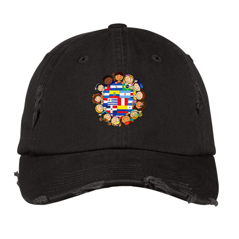 Hispanic Heritage Month Kids Latina T Shirt Vintage Cap by cm-arts | Artistshot