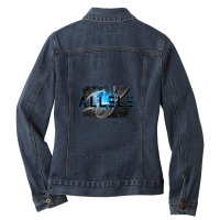 Allele Mutation Ladies Denim Jacket | Artistshot