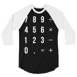 Calculator 3/4 Sleeve Shirt | Artistshot