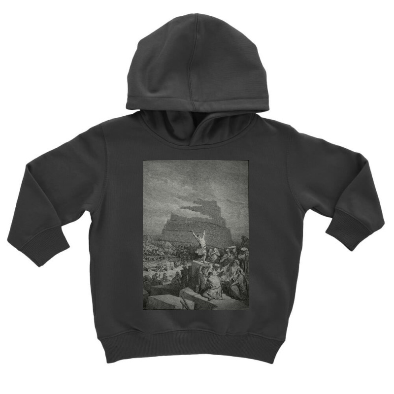 Tower Of Babel, Tower, Babel, The Tower Of Babel, Tower Of Babel Vinta Toddler Hoodie by SHOPERTHIT | Artistshot