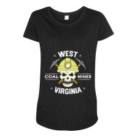 Coal Miner Artwork For A Coal Miner From West Virginia Maternity Scoop Neck T-shirt | Artistshot