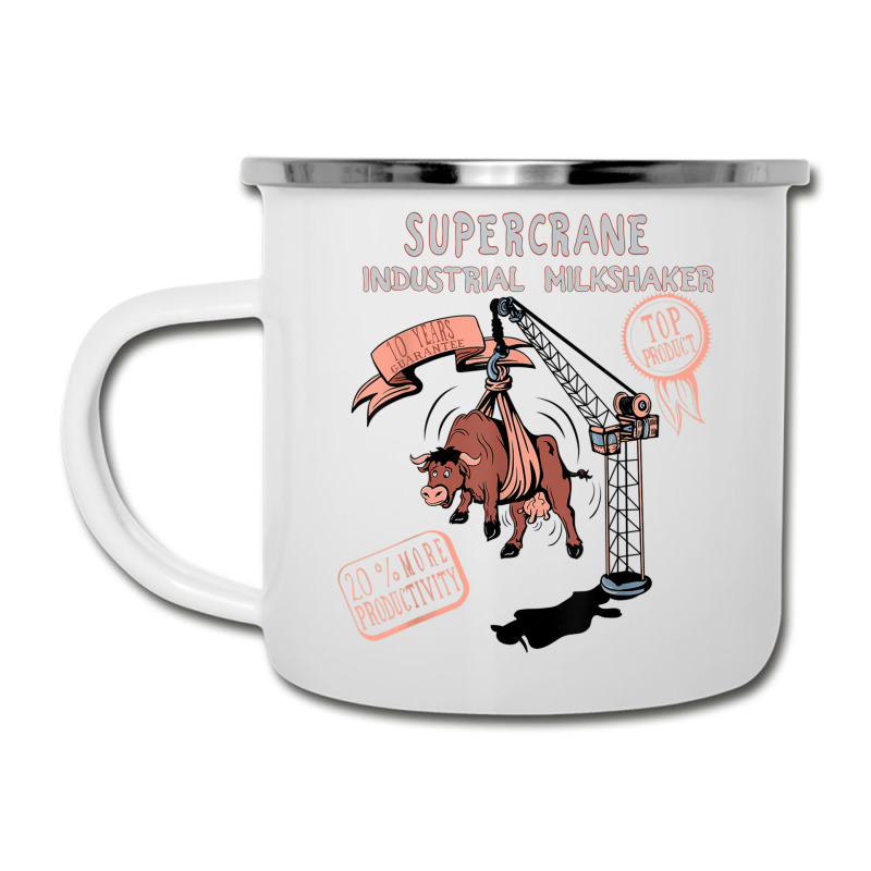 Cow Industrial Milkshake Machine T Shirt Camper Cup | Artistshot