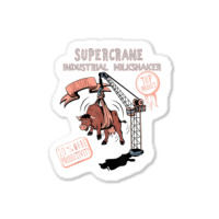 Cow Industrial Milkshake Machine T Shirt Sticker | Artistshot