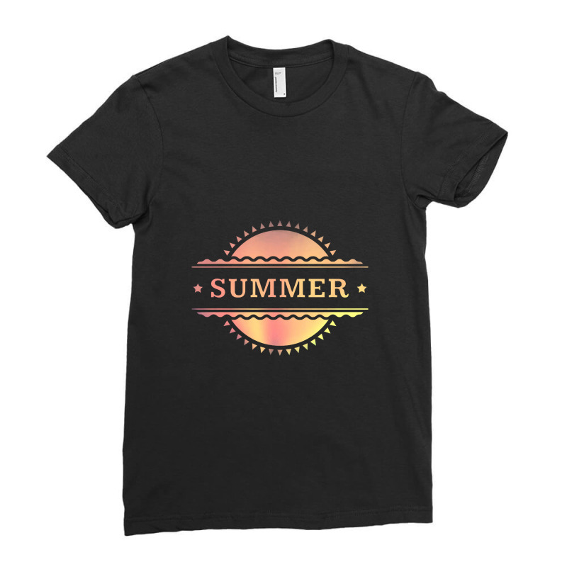 Summer , Summer Ladies Fitted T-Shirt by mitubabypodcast | Artistshot