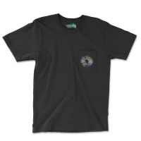 Psychedelic Mushroom Spore Print Mushroom Magic Present Pocket T-shirt | Artistshot