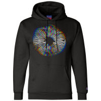 Psychedelic Mushroom Spore Print Mushroom Magic Present Champion Hoodie | Artistshot